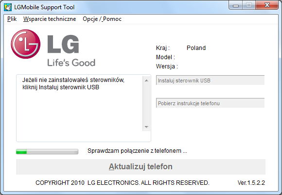 Komputer – LGMobile Support Tool